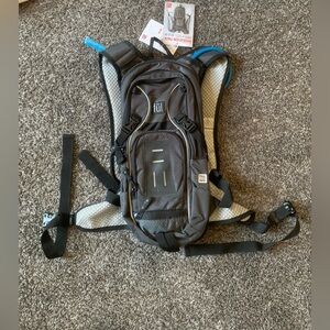 FUL Multi-sport Hydration Backpack Black Grey New